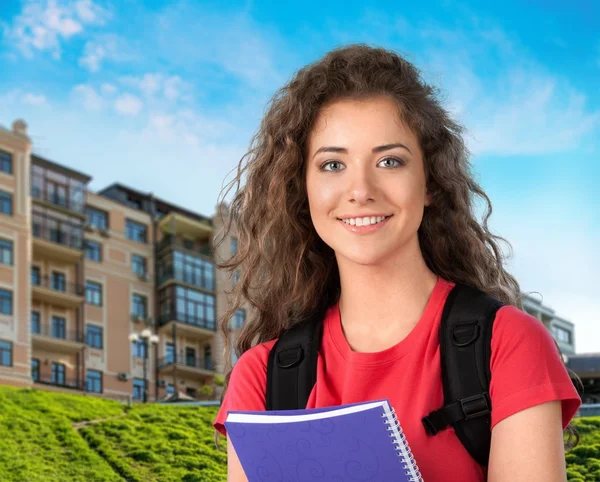 Estudiante de secundaria, Estudiante, Estudiante universitario . — Foto de Stock