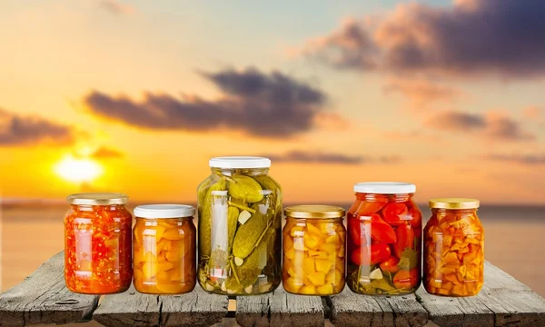 Canning, Jar, Food. — Stock Photo, Image