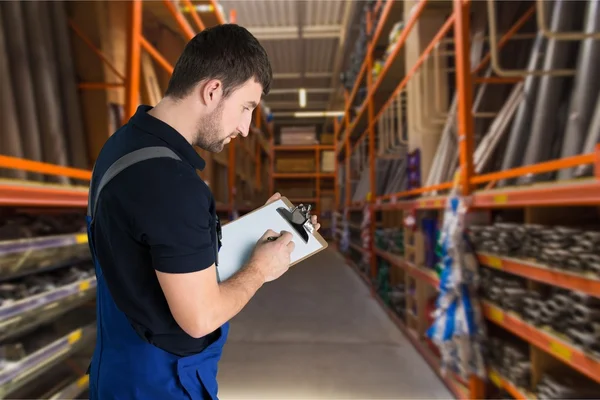 Auto, Auto reparatiewerkplaats, Mechanic. — Stockfoto