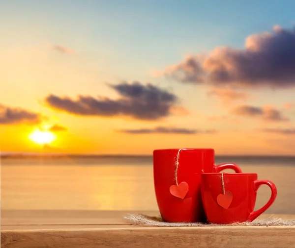 Love, background, tea. — Stock Photo, Image