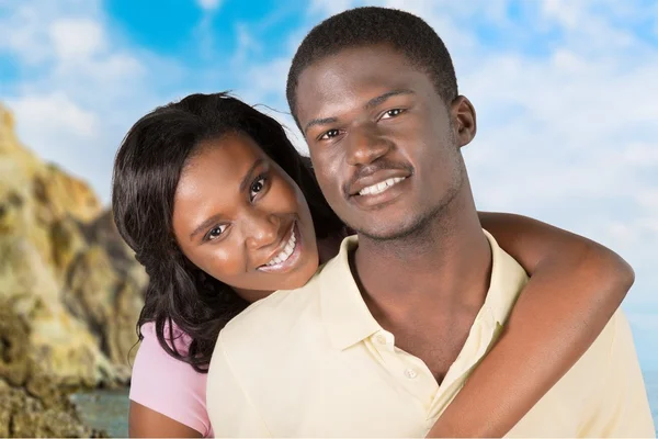 Casal, Sorrindo, Latino-americano e Etnia Hispânica . — Fotografia de Stock