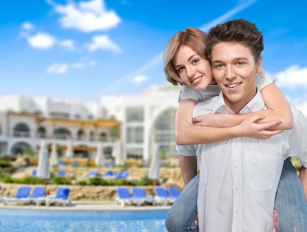 Pareja, Felicidad, Alegre . — Foto de Stock