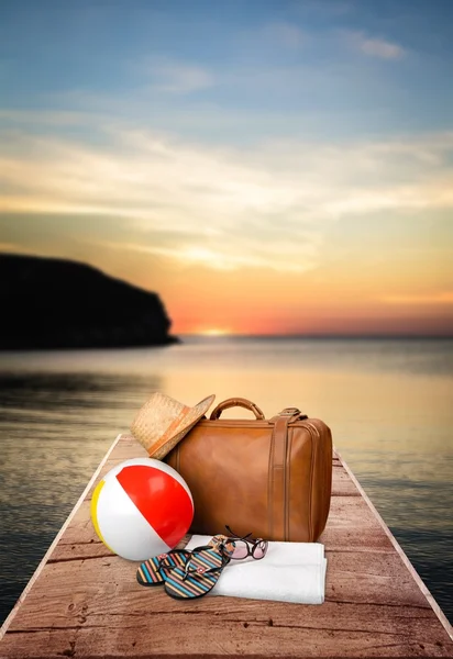 スーツケース、旅行、荷物. — ストック写真