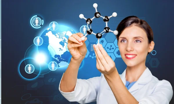 Laboratorium, chemie, Expertise. — Stockfoto