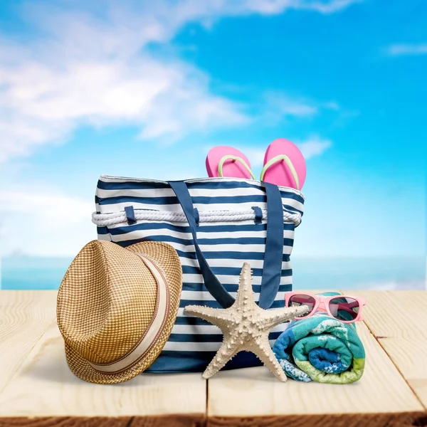 Spiaggia, Estate, Gruppo di Oggetti . — Foto Stock