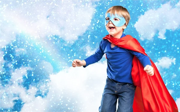 Kid, child, superhero. — Stock Photo, Image