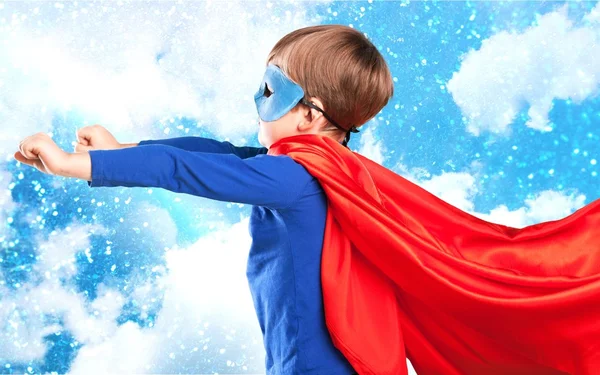 Kid, superhero, hero. — Stock Photo, Image