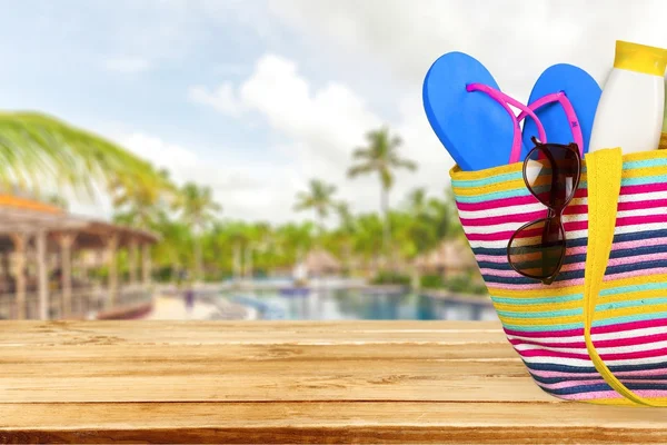 Vacaciones, Verano, Bolsa de playa . —  Fotos de Stock