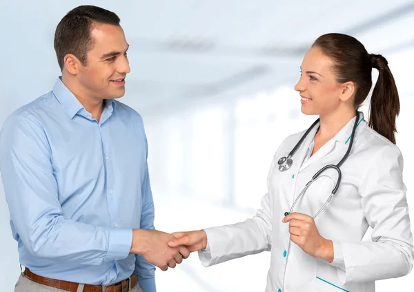 Médico, Paciente, Mujeres . — Foto de Stock