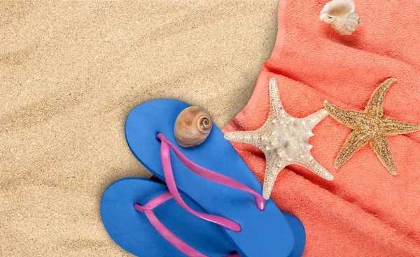 Verano, Playa, Arena . — Foto de Stock