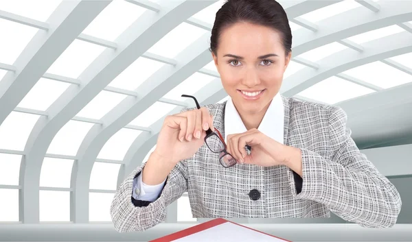 Denken, Wirtschaft, Frauen. — Stockfoto