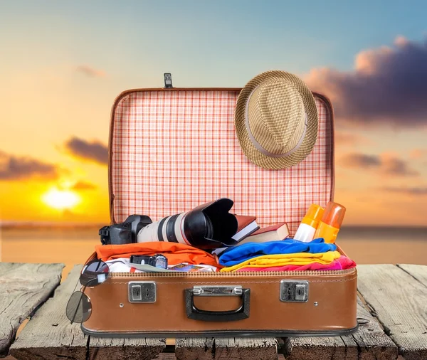 Viaggio, viaggiatore, concetto . — Foto Stock