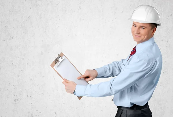 Qualitätskontrolle, Ingenieur, Konstruktion. — Stockfoto