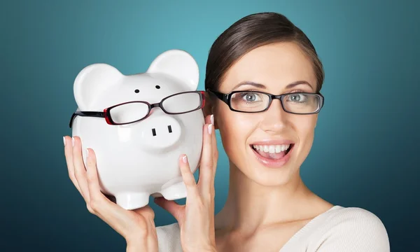 Gafas, guardar, ahorros . — Foto de Stock