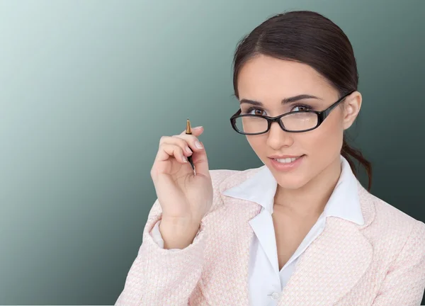 Femmes, Lunettes, Entreprise . — Photo