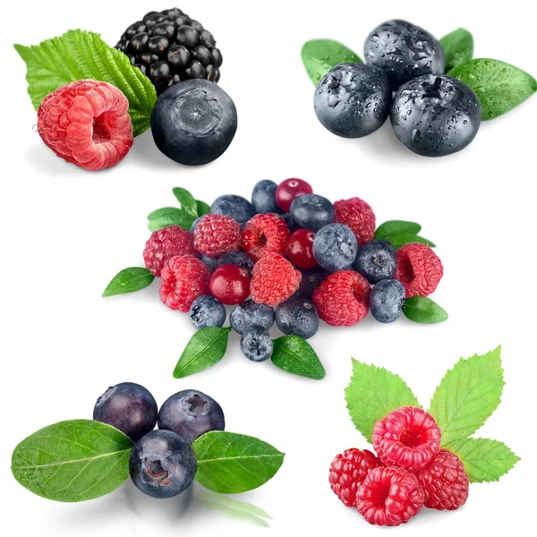 Ovoce, bobulové ovoce, čerstvosti. — Stock fotografie
