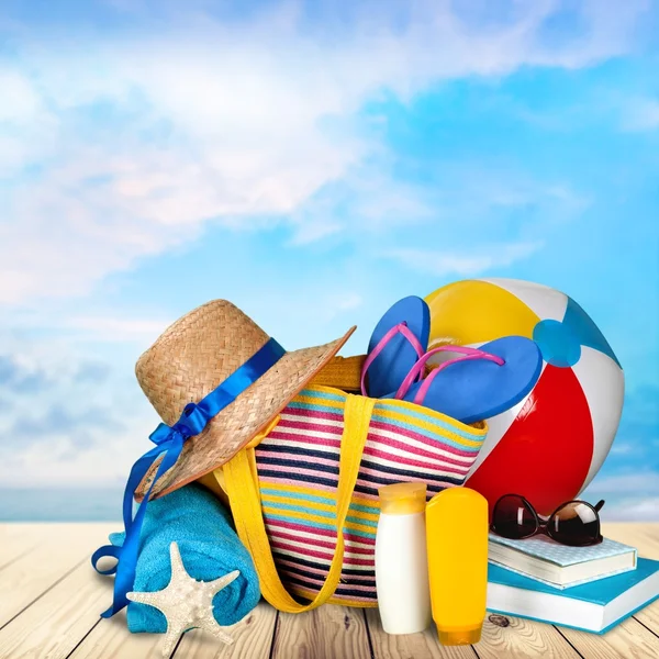 Vakanties, zomer, strand. — Stockfoto