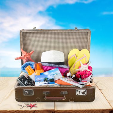 Yaz, Paketli, çanta.