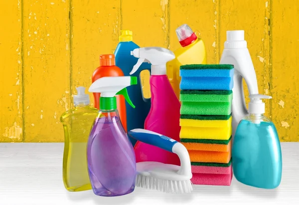 Cleaning Equipment, Chemical, Household Equipment. — Stock Photo, Image