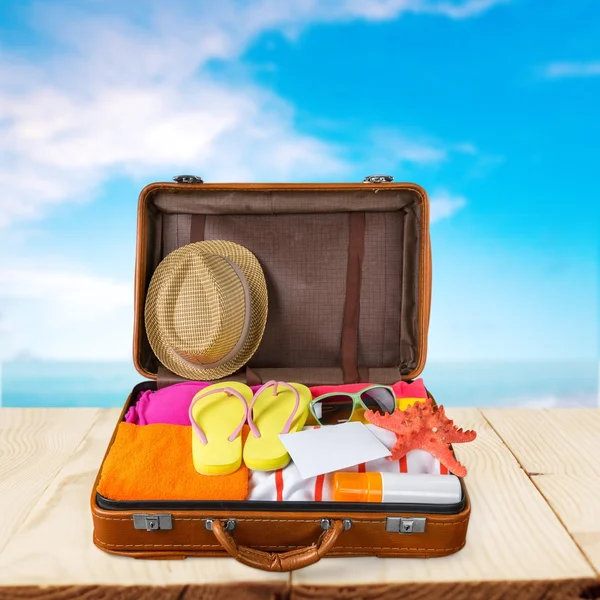 Praia, cruzeiro, roupa . — Fotografia de Stock