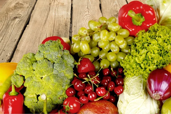 Verduras, Frutas, Comida Saludable . —  Fotos de Stock