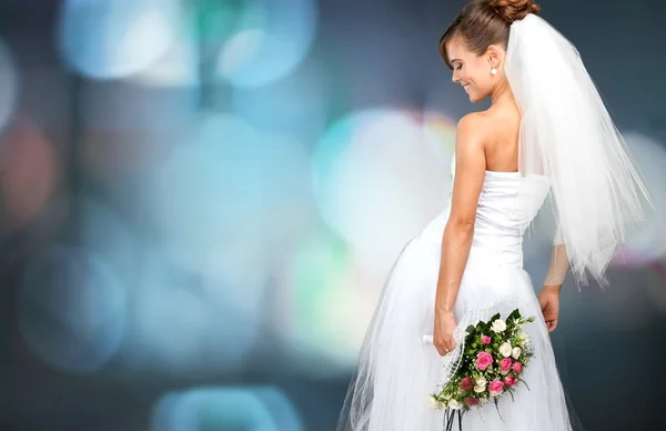 Noiva, Casamento, Moda . — Fotografia de Stock