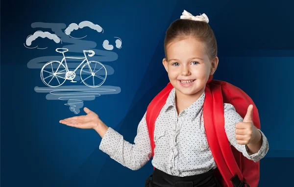 Escola, primeiro, uniforme . — Fotografia de Stock