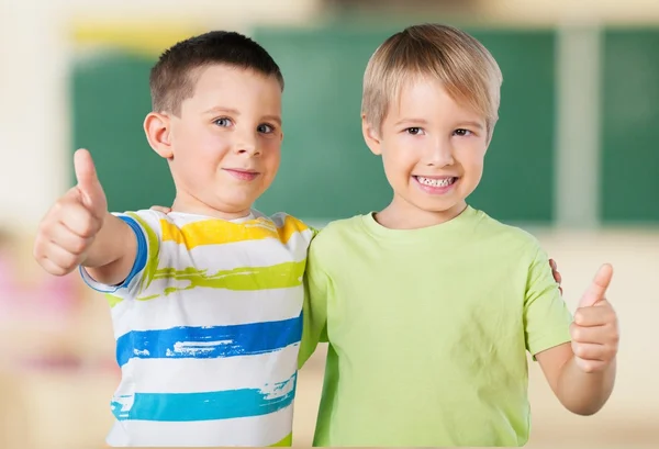 Skolan, ryggen, gruppen. — Stockfoto