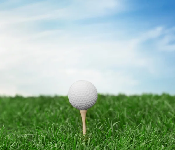 Golf, Pelota de golf, Campo de golf . — Foto de Stock