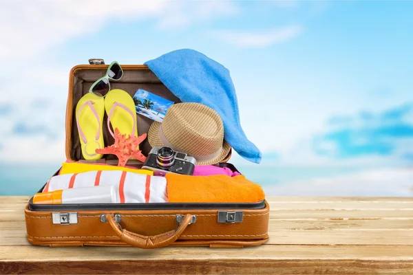 Strand, cruise, kleding. — Stockfoto