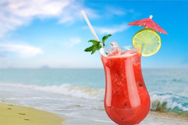 kokteyl, içki, cam.