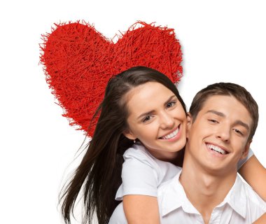 Beach, çift, mutluluk.