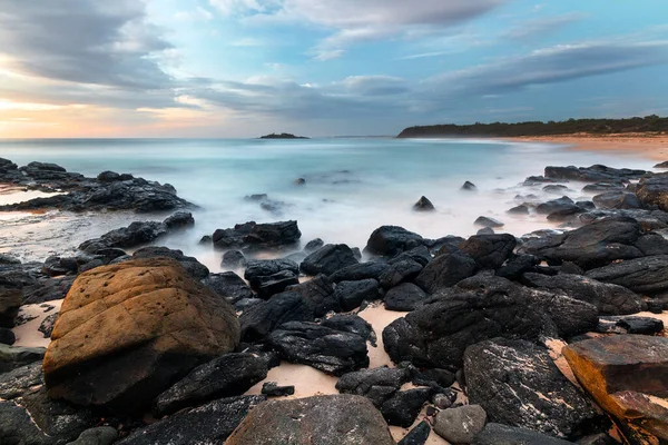 Rocas Agua Azul Costa — Foto de Stock