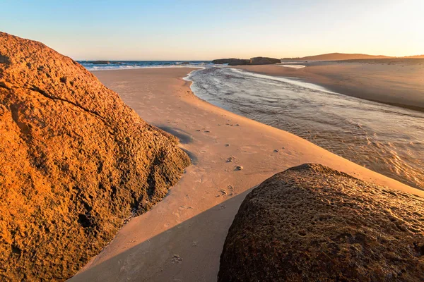 Rocce Torrente All Alba South West Rocks — Foto Stock