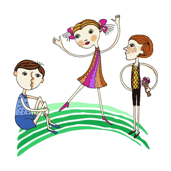 Dans eden kız ve erkek