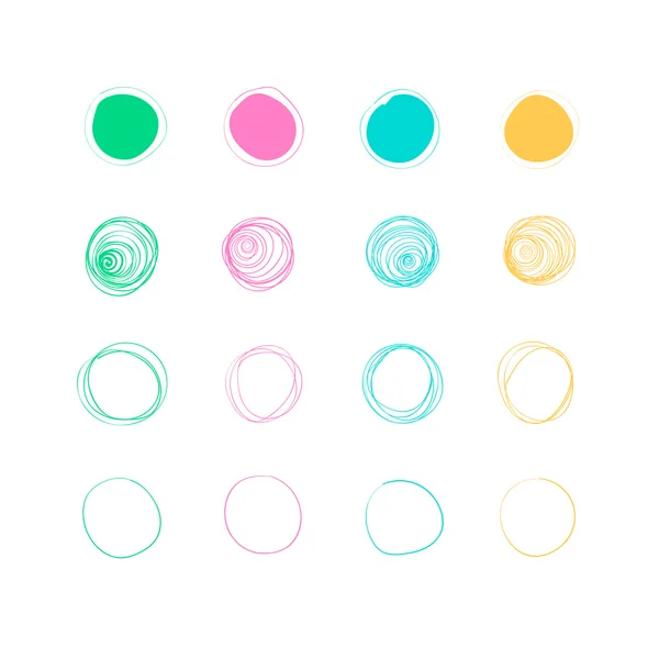 Renk doğrusal daireler ve beyaz arka plan üzerinde lekeler