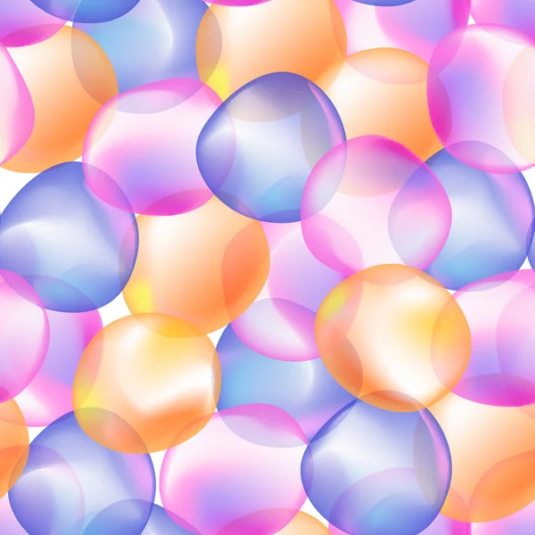 Modello bolla di colore senza soluzione di continuità — Vettoriale Stock