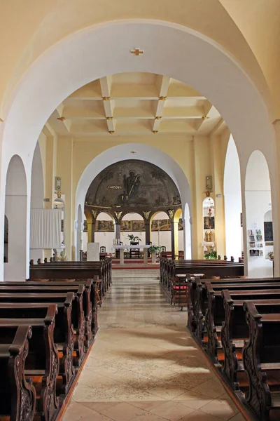 Jakobus Interior Gereja Kvarner Bay Opatija Kroasia Eropa — Stok Foto