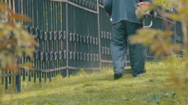 Bahçıvan Mowser çim biçme makinesi yeşil çimen