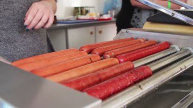 Izgarada pişmiş sosisli için Bavyera sosis