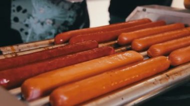 Izgarada pişmiş sosisli için Bavyera sosis