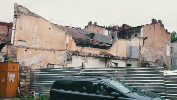 Gamla stan Tbilisi, Georgien — Stockvideo