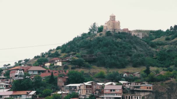 Συρµατόσχοινα στην Τιφλίδα, γεωργία — Αρχείο Βίντεο