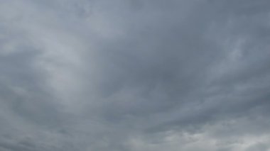 Mavi gökyüzünde hareket eden bulutlar