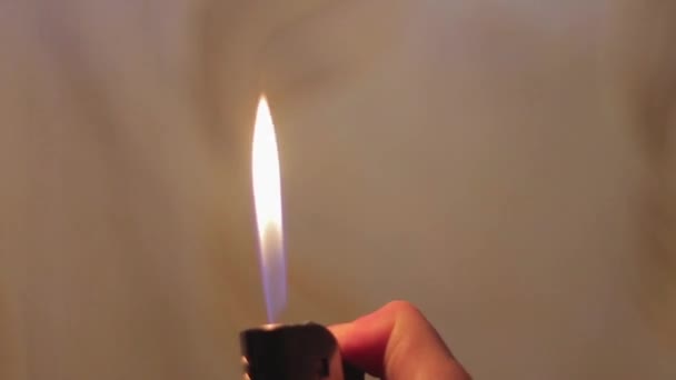 Lichter en brand — Stockvideo