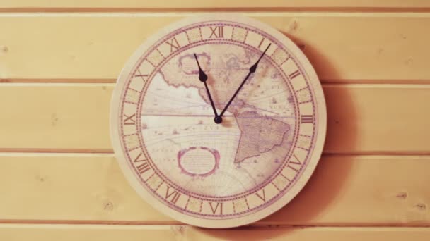 Το ρολόι του τοίχου. Πάροδο του χρόνου — Αρχείο Βίντεο