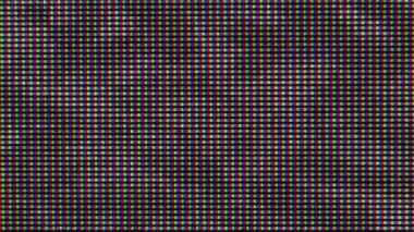 Yanıp sönen dijital Tv Ekranı PikselMakro