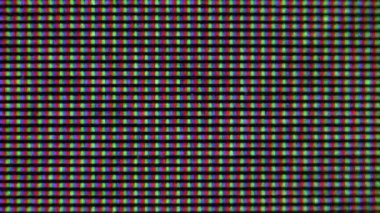Yanıp sönen dijital Tv Ekranı PikselMakro