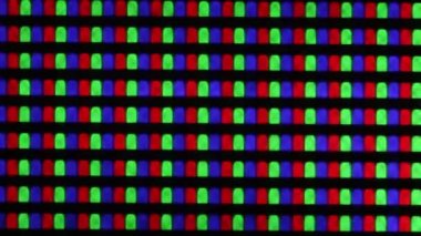 Yanıp sönen dijital Tv Ekranı PikselMakro