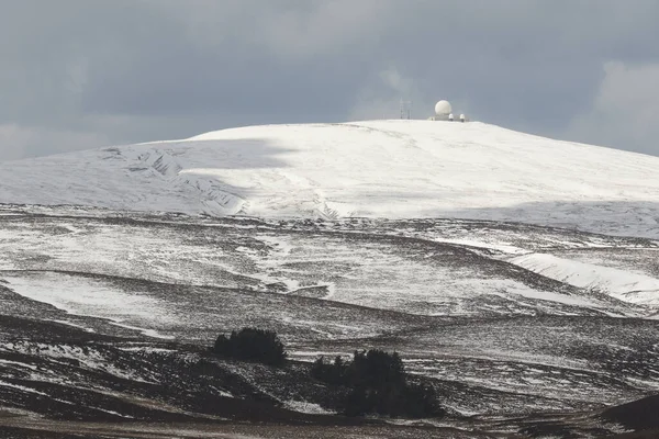 A stunning winter landscape at Cow Green Reservoir, County Durham.